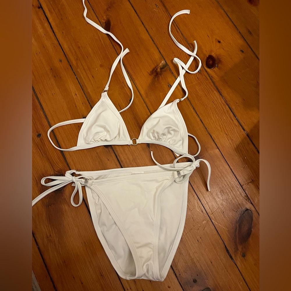 Shade & Shore White Bikini